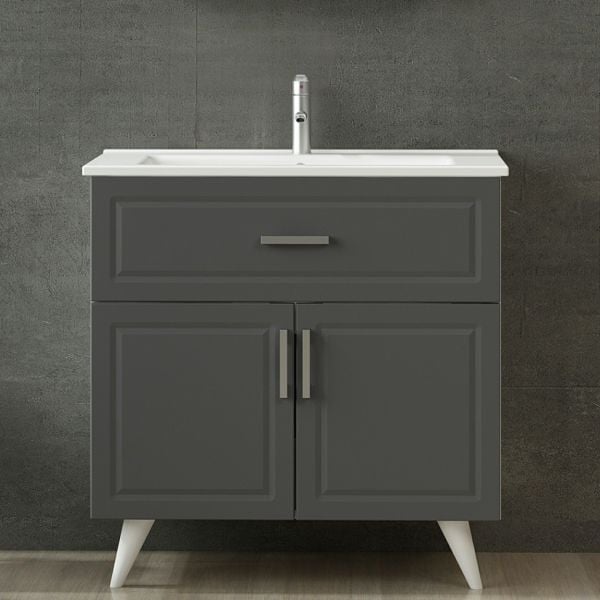 Minar Banyo Dolabı Alt 100Cm Ay2K1Ç+Etj Beyaz