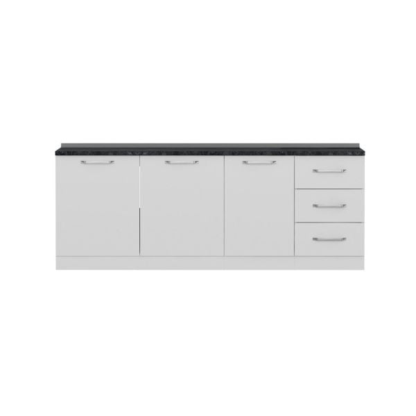 Minar 220 Cm Mutfak Dolabı Beyaz 220-B1-Alt Modül