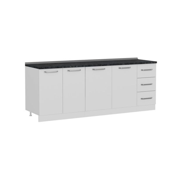 Minar 220 Cm Mutfak Dolabı Beyaz 220-B2-Alt Modül