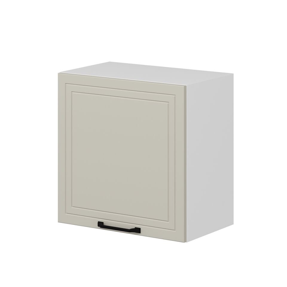 Alvinka Mutfak Modül Mbr_A Üst 1Dk 60-60-H72Cm Asp Dolap Beyaz Kumtaşı Mdf