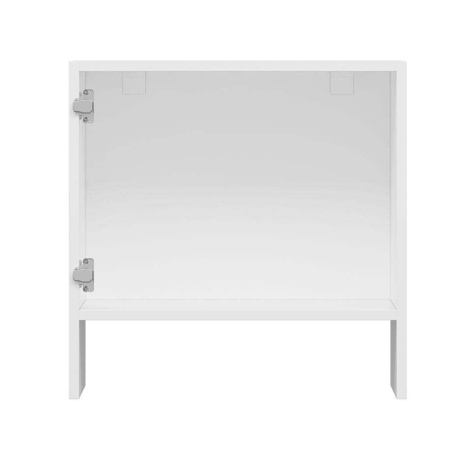 Alvinka Mutfak Modül Mbr_A Üst 1Dk 60-60-H72Cm Asp Dolap Beyaz Kumtaşı Mdf