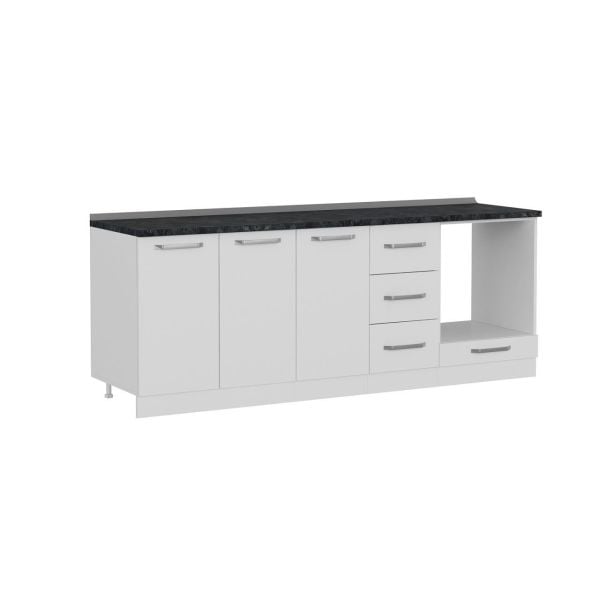 Minar 220 Cm Mutfak Dolabı Beyaz 220-B4-Alt Modül