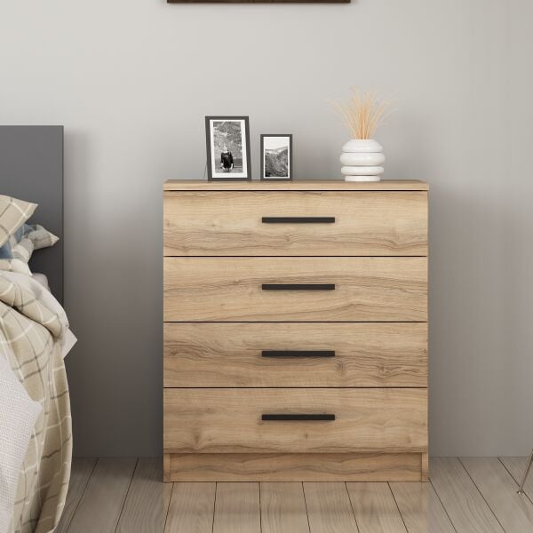 Minar Kale Şifonyer 4 Çekmece - Dore