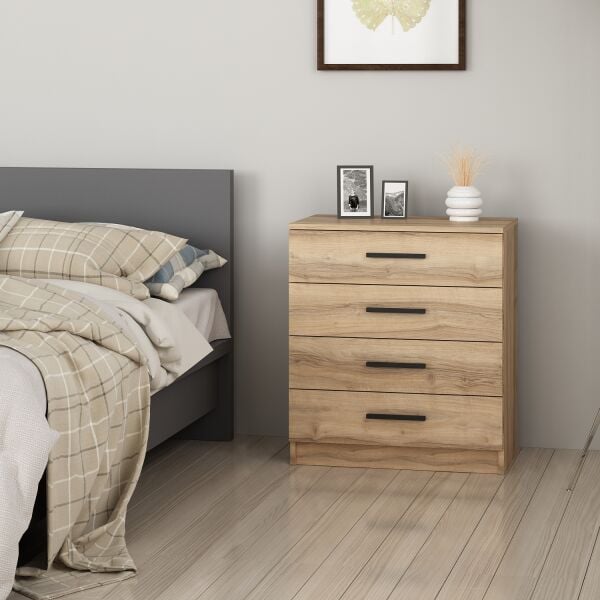 Minar Kale Şifonyer 4 Çekmece - Dore