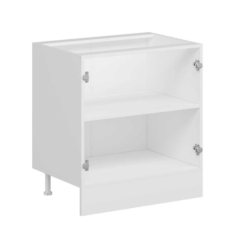 Alvinka Mutfak Modül Mbr_A Alt 2K1R 80Cm Dolap Beyaz Beyaz