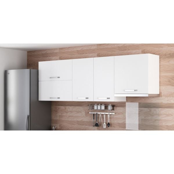 Minar 225 Cm Mutfak Dolabı Beyaz 225-B4-Üst Modül