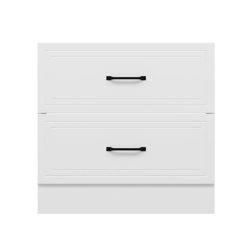 Alvinka Mutfak Modül Mbr_A Alt 2Ç 90Cm Evye Dolap Beyaz Beyaz