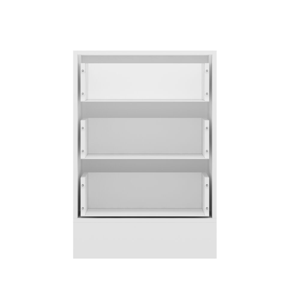 Alvinka Mutfak Modül Mbr_A Alt 3Ç 60Cm Dolap Beyaz Beyaz