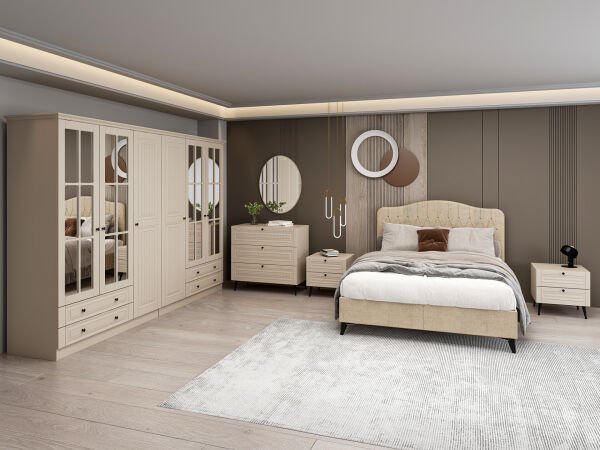 İlkbahar Yatak Odası Takımı - Kumtaşı