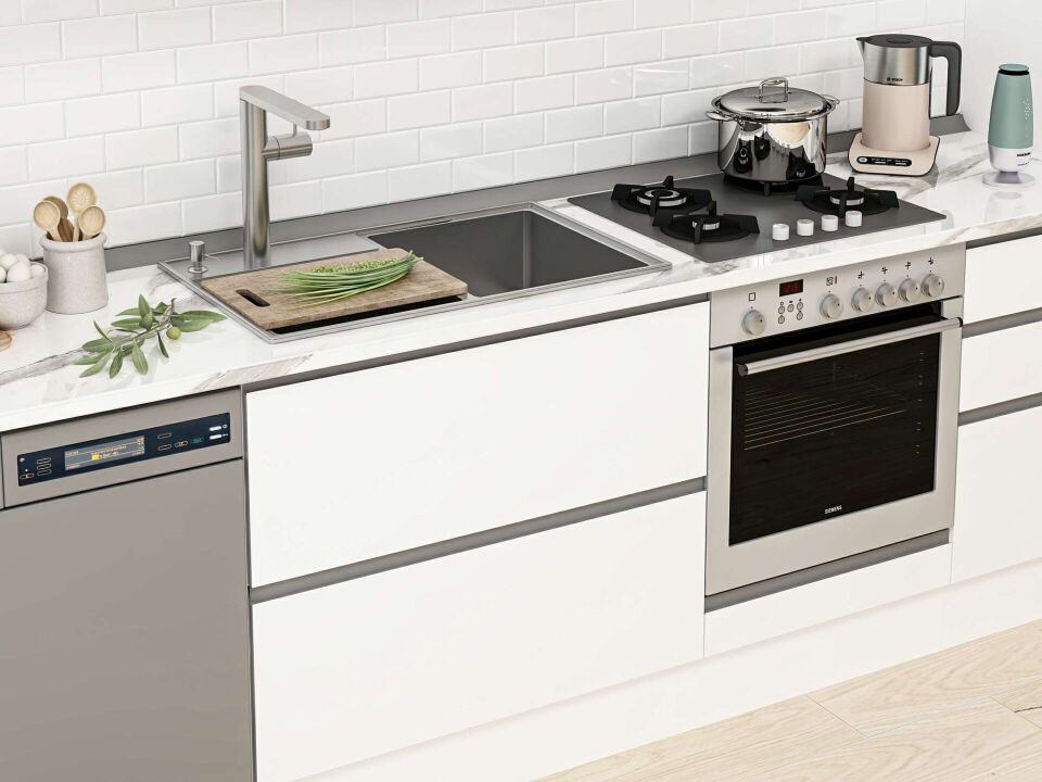 Alvinka 400X240 Cm High Gloss Mutfak Dolabı Mb-E90S60S50-2