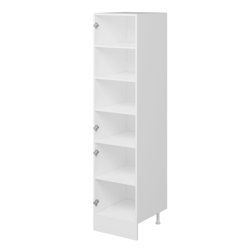 Alvinka Mutfak Modül Mbr_A 50-H210Cm Boy Dolabı Beyaz Beyaz