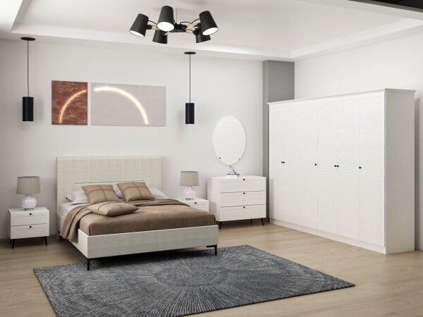 Pandora Yatak Odası Takımı - Beyaz