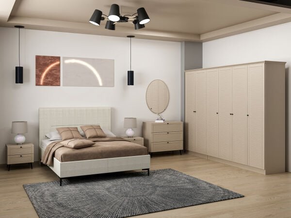 Pandora Yatak Odası Takımı - Kumtaşı