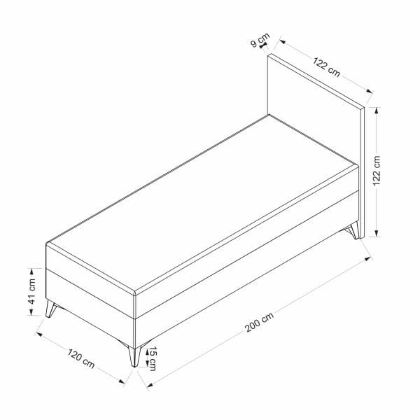 Fresh Baza Başlık Seti 120x200