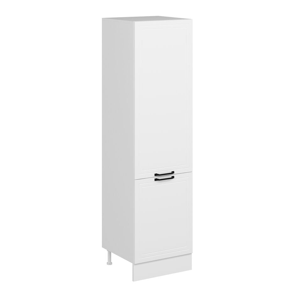 Alvinka Mutfak Modül Mbr_A 60-H222Cm Boy Dolabı Beyaz Beyaz