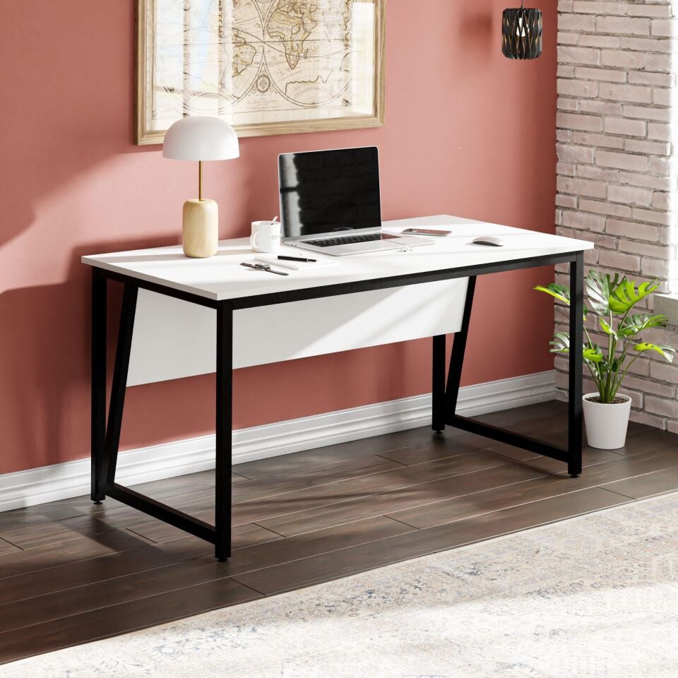 Ceramical MS2 Çalışma Masası,Ofis Masası - 70x140 cm - Beyaz