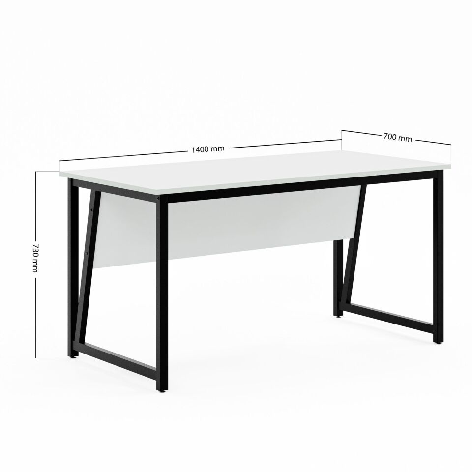 Ceramical MS2 Çalışma Masası,Ofis Masası - 70x140 cm - Beyaz