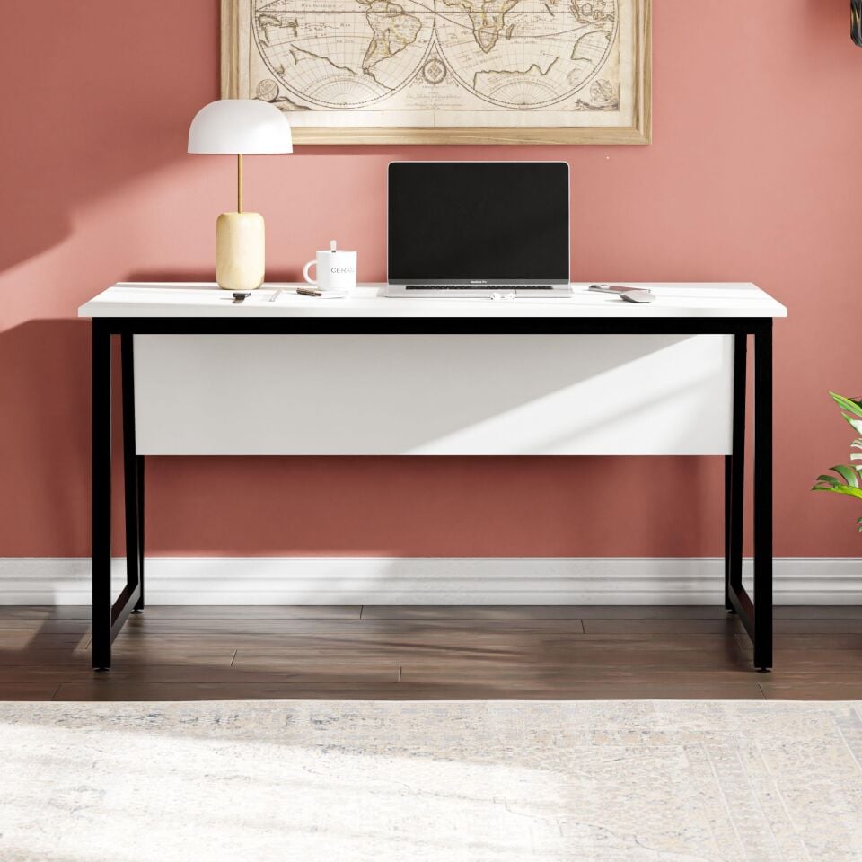 Cera MS2 Çalışma Masası,Ofis Masası - 70x140 cm - Beyaz