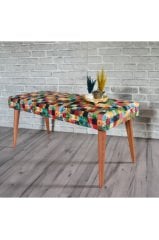 Cool Bench Yeşil Kare Desenli