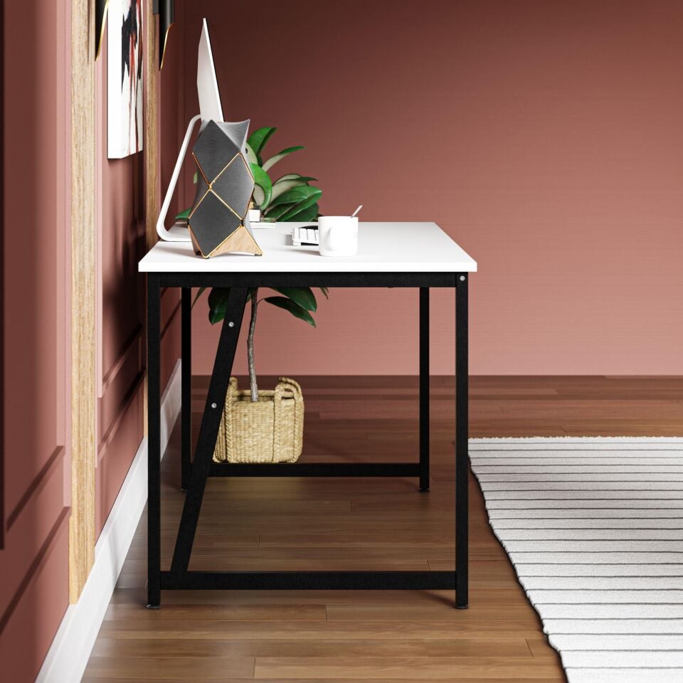 Cera MS2 Çalışma Masası,Ofis Masası - 70x160 cm - Beyaz