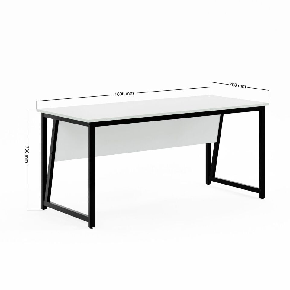 Cera MS2 Çalışma Masası,Ofis Masası - 70x160 cm - Beyaz