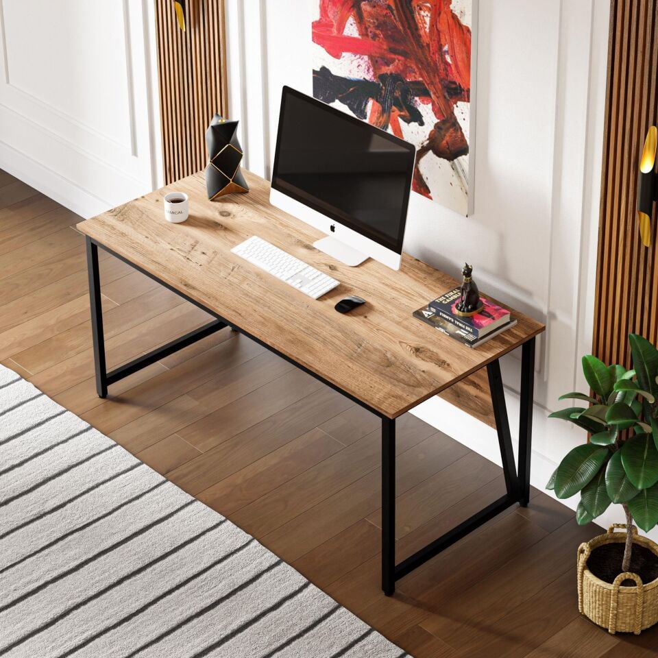 Cera MS2 Çalışma Masası,Ofis Masası - 70x160 cm - Çam