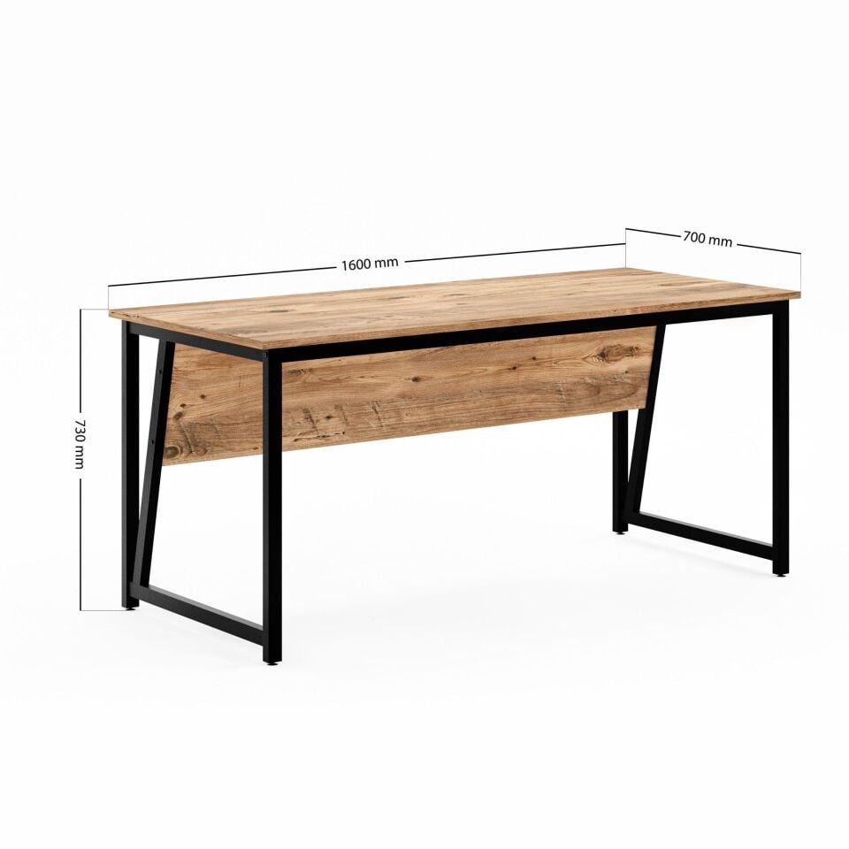 Cera MS2 Çalışma Masası,Ofis Masası - 70x160 cm - Çam