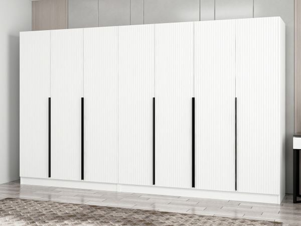 Kale Plus 7 Mebran Kapaklı 4Ç Dolap Beyaz Mebran