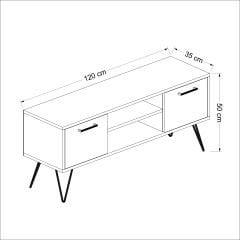 Almira Tv Ünitesi - Ceviz