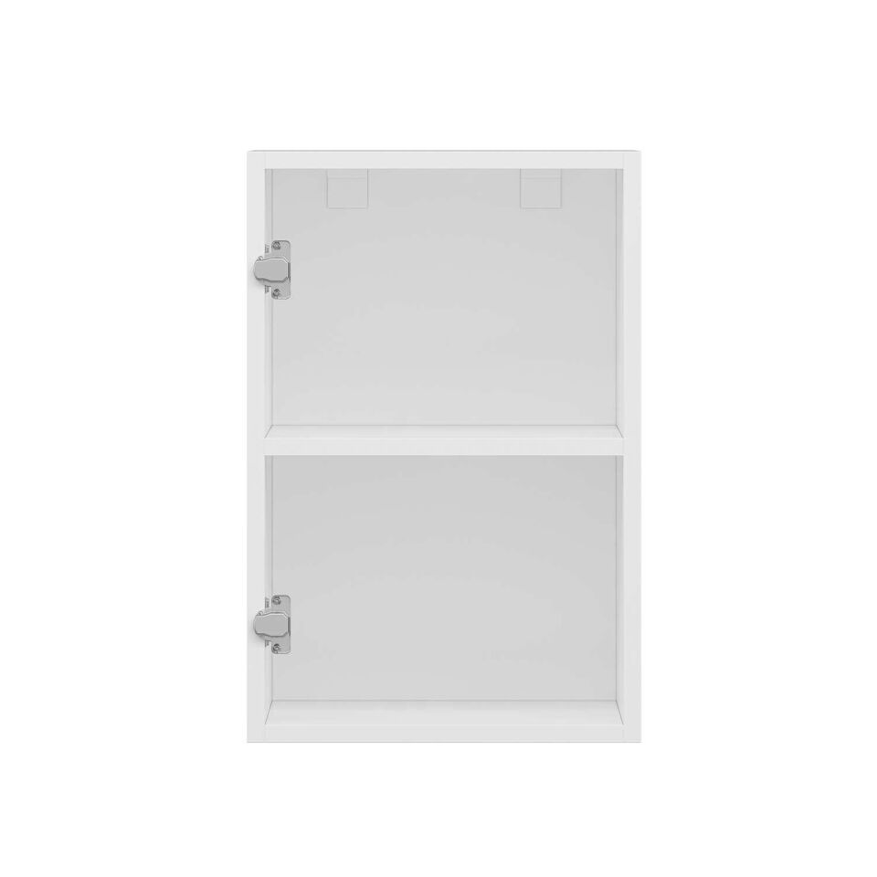 Alvinka Mutfak Modül Mbr_C Üst 1Dk1R 40-H60Cm Dolap Beyaz Beyaz Mdf