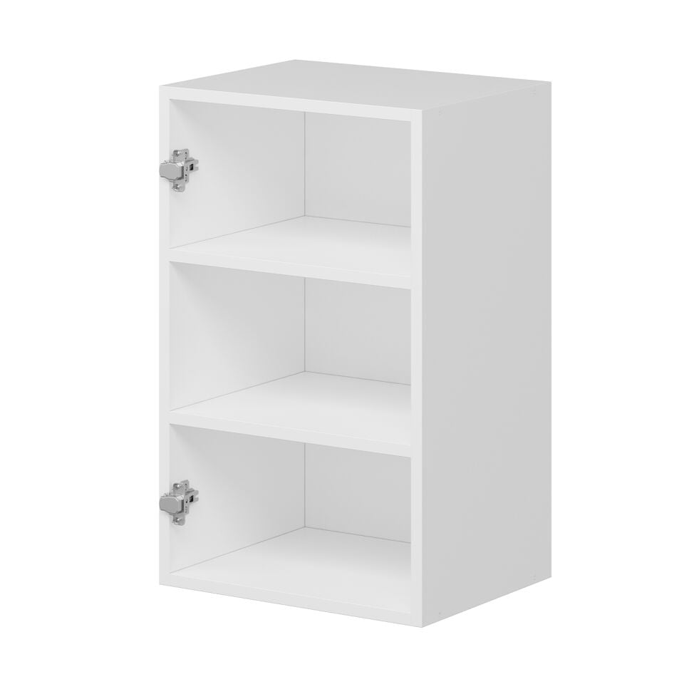 Alvinka Mutfak Modül Mbr_A Üst 1Dk2R 45-H72Cm Dolap Beyaz Beyaz