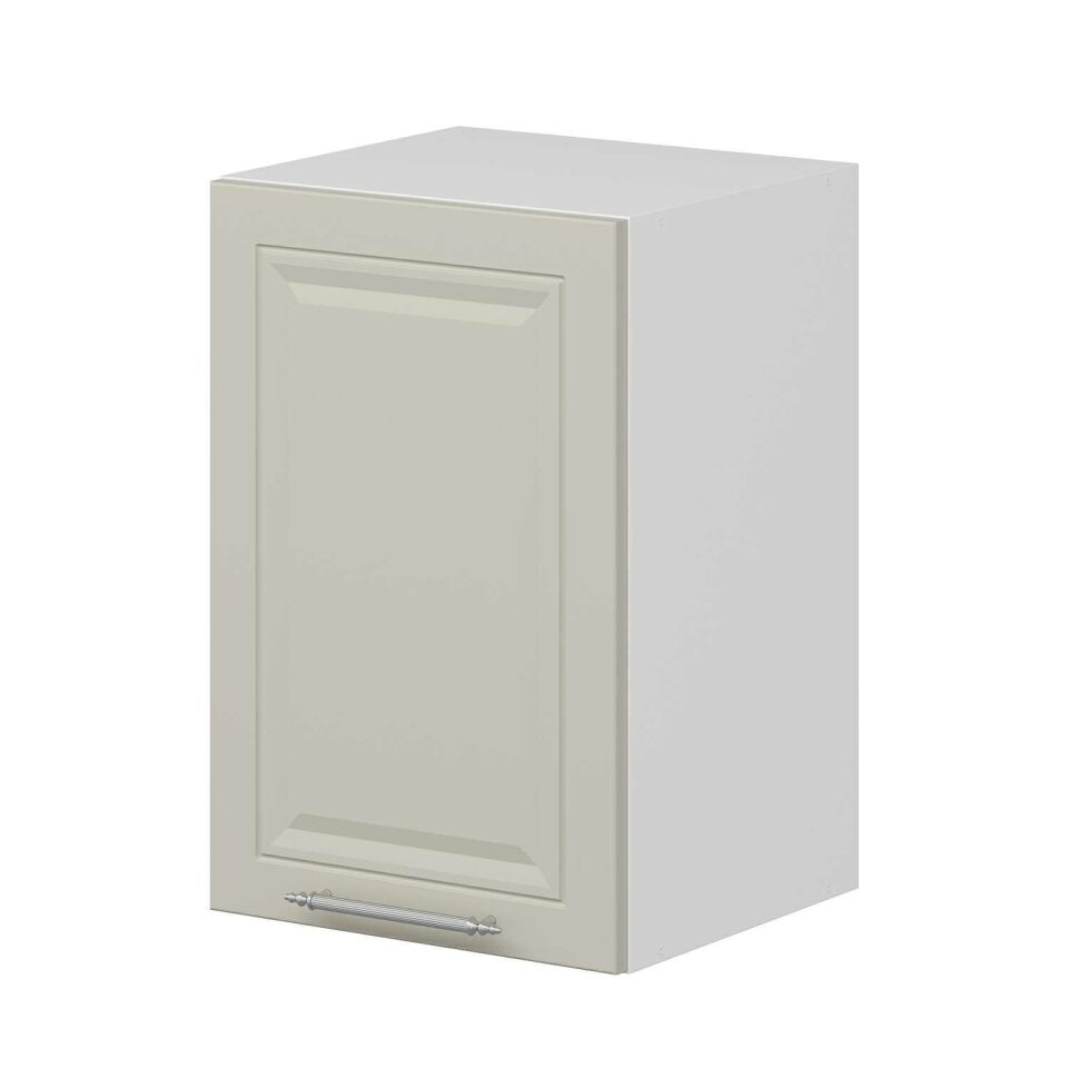 Alvinka Mutfak Modül Mbr_C Üst 1Dk1R 40-H60Cm Dolap Beyaz Kumtaşı Mdf