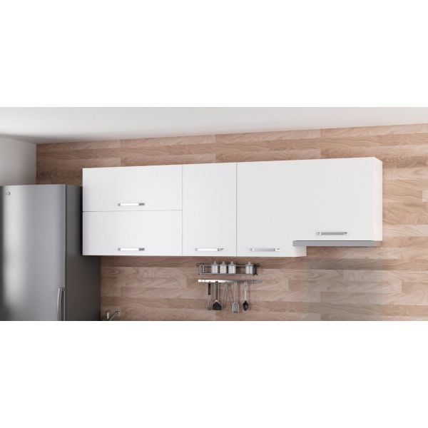 Minar 240 Cm Mutfak Dolabı Beyaz 240-B5-Üst Modül