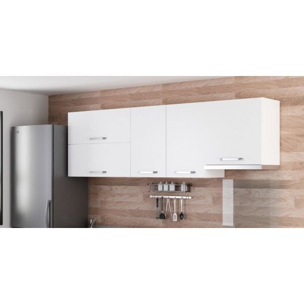 Minar 240 Cm Mutfak Dolabı Beyaz 240-B5-Üst Modül