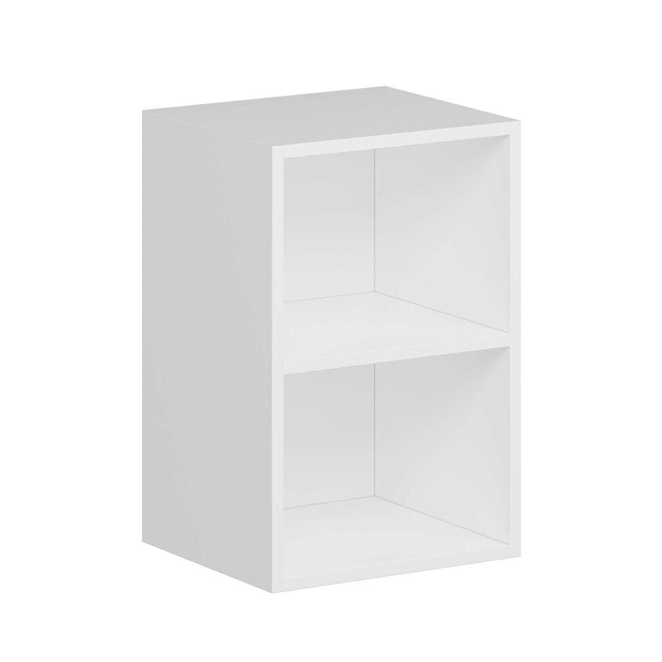 Alvinka Mutfak Modül Mbr_C Üst 1Dk1R 40-H60Cm Dolap Cam Beyaz Antrasit Mdf