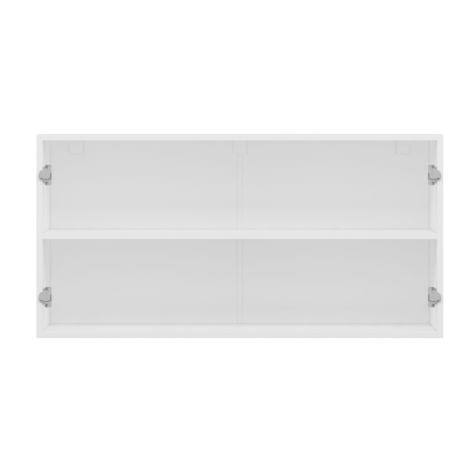 Alvinka Mutfak Modül Mbr_A Üst 2Dk1R 120-H60Cm Dolap Beyaz Beyaz