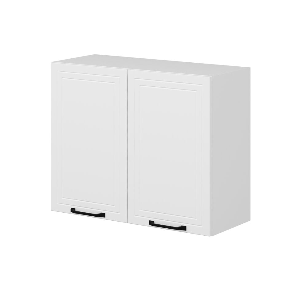 Alvinka Mutfak Modül Mbr_A Üst 2Dk1R 90-H72Cm Dolap Beyaz Beyaz