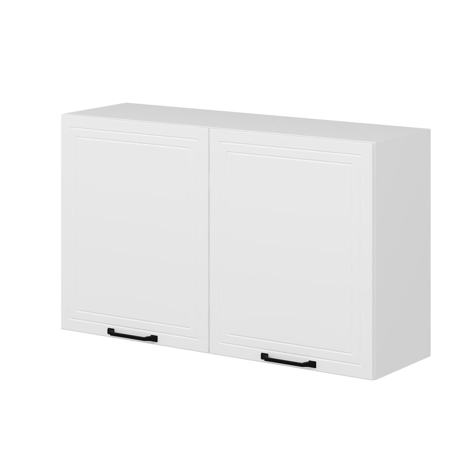 Alvinka Mutfak Modül Mbr_A Üst 2Dk1R 120-H72Cm Dolap Beyaz Beyaz