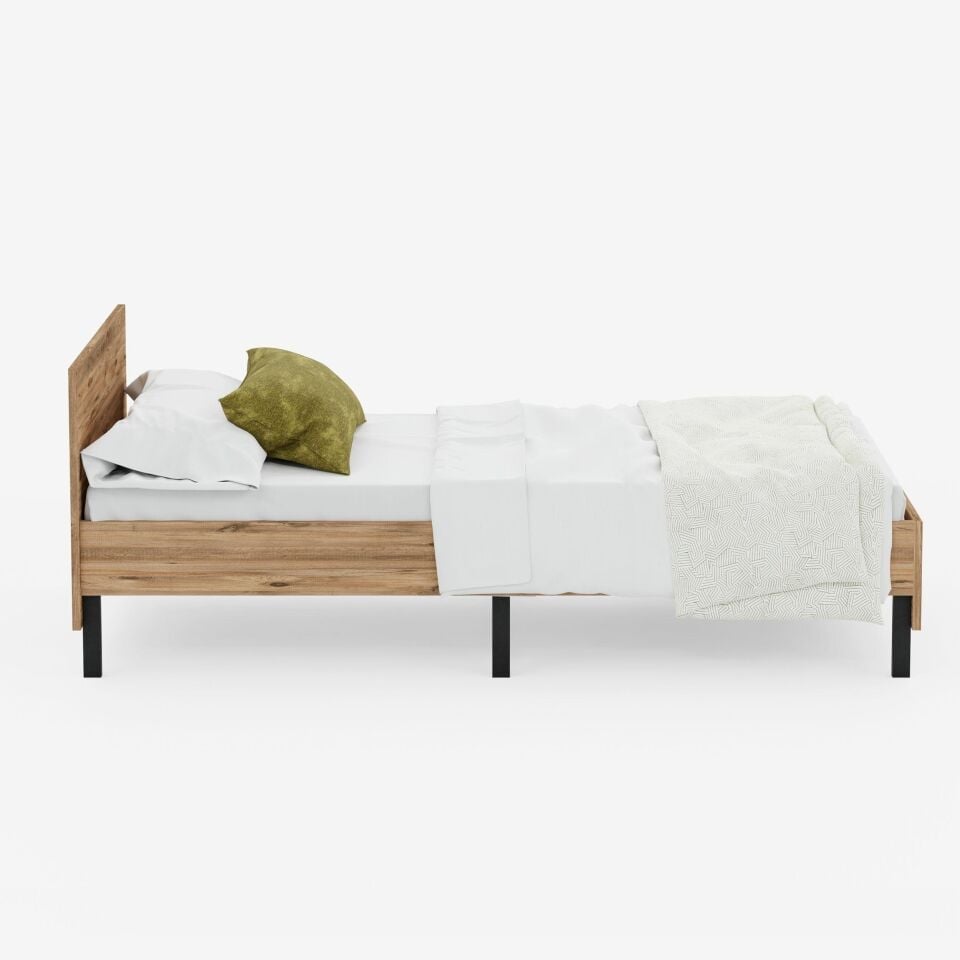 Ceramical KR1 Tek Kişilik Karyola - 90x190 - Çam