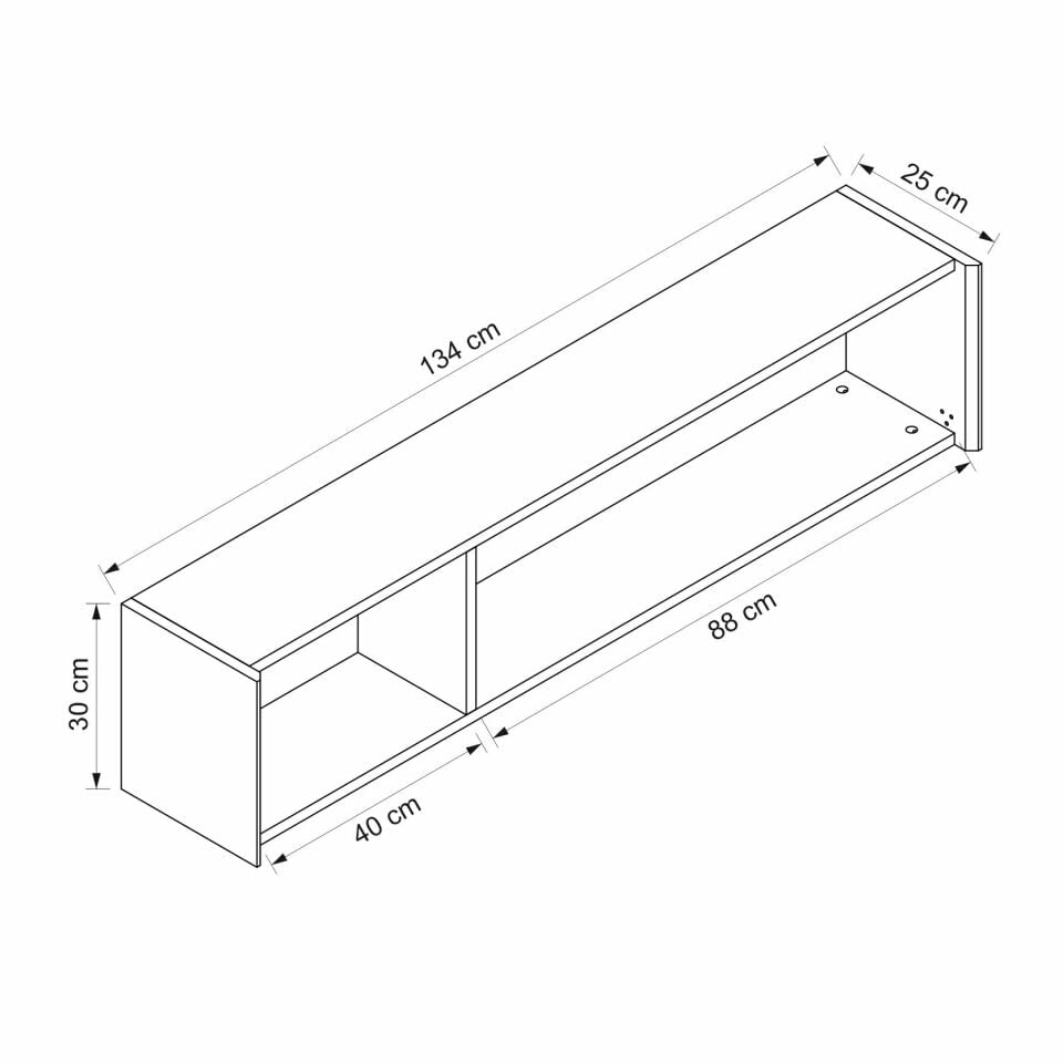 Maren Tv Üstü Dolap 1K-Sepet
