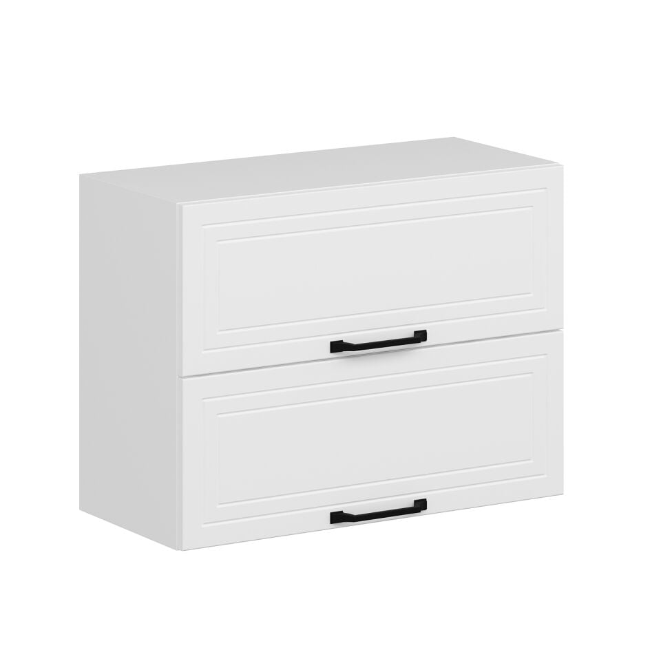 Alvinka Mutfak Modül Mbr_A Üst 2Yk1R 80-H60Cm Dolap Beyaz Beyaz