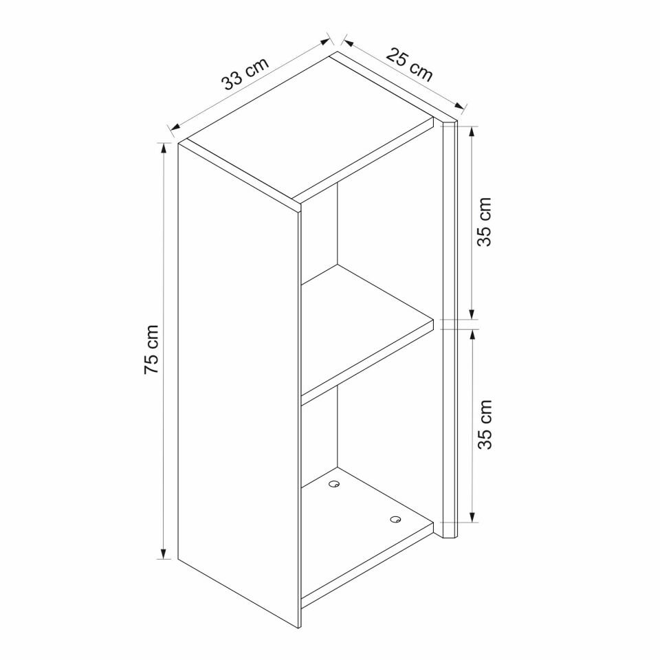 Maren Tv Camlı Üst Dolap Ledli-Sepet-G.Yunus