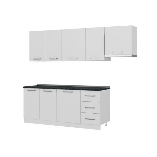 Minar 255 Cm Mutfak Dolabı Beyaz 255-B4