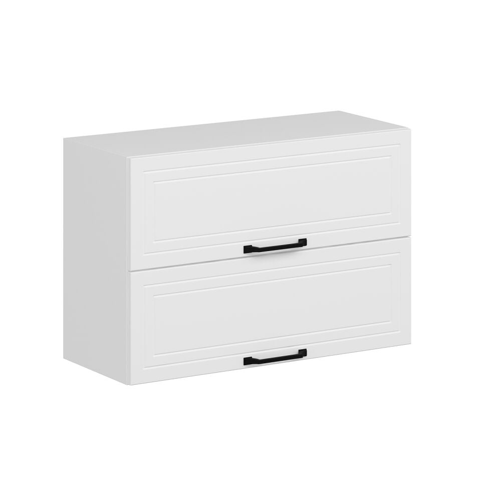 Alvinka Mutfak Modül Mbr_A Üst 2Yk1R 90-H60Cm Dolap Beyaz Beyaz