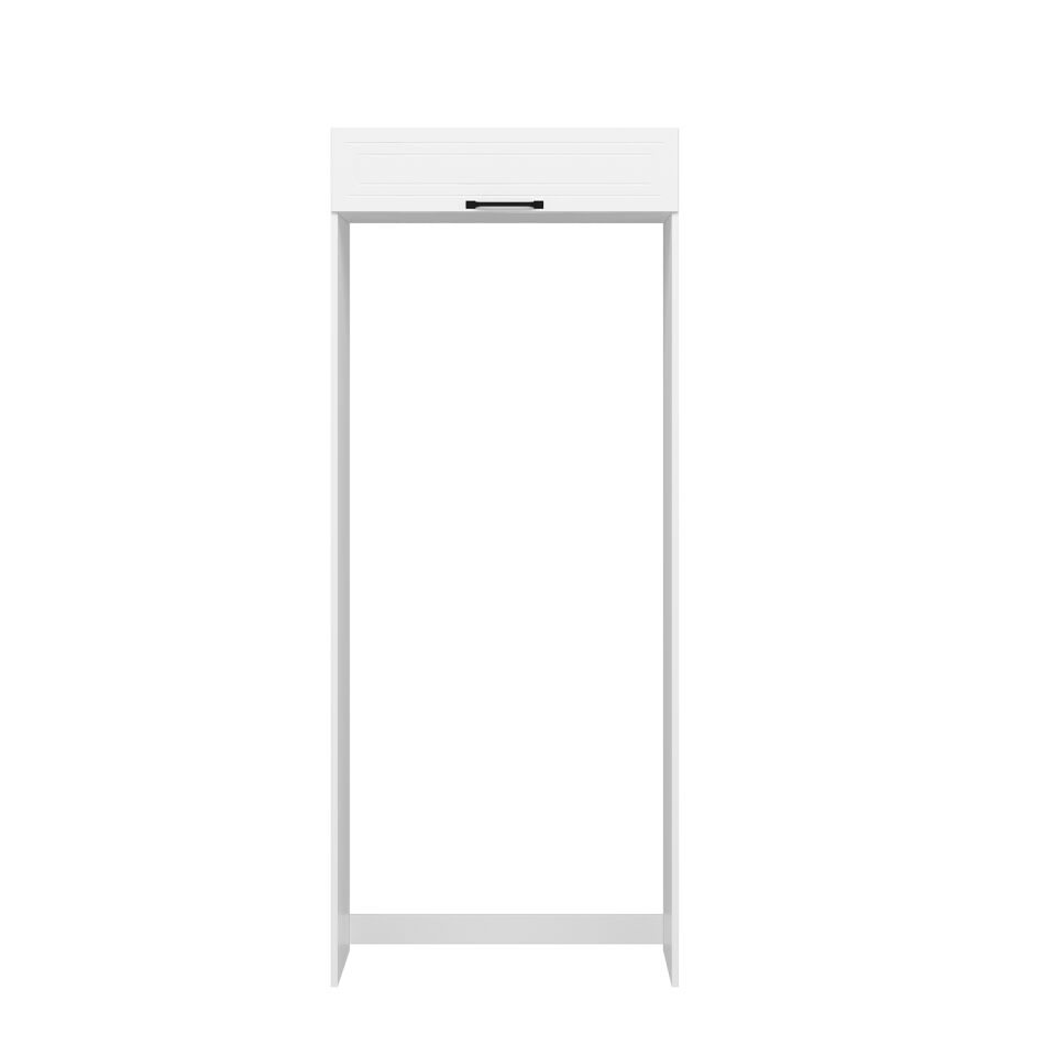Alvinka Mutfak Modül Mbr_A 90-H222Cm Buz Dolabı Beyaz Beyaz Suntalam