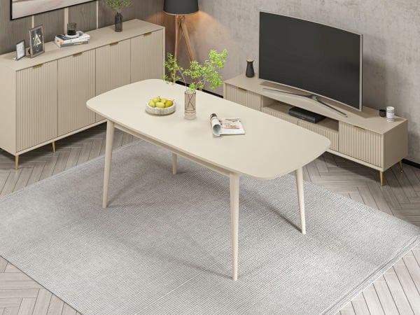 Kale Luxe Açılır Yemek Masası - Kumtaşı