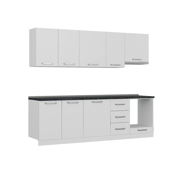 Minar 255 Cm Mutfak Dolabı Beyaz 255-B5