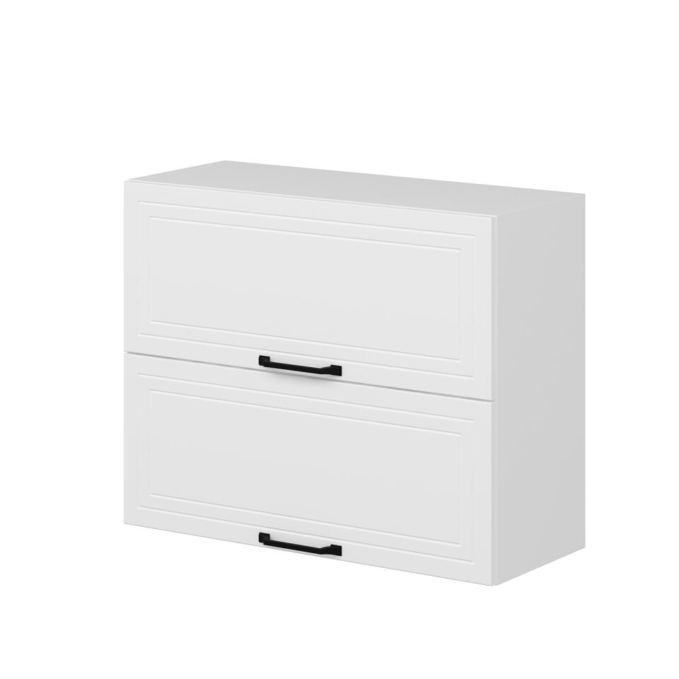 Alvinka Mutfak Modül Mbr_A Üst 2Yk1R 90-H72Cm Dolap Beyaz Beyaz