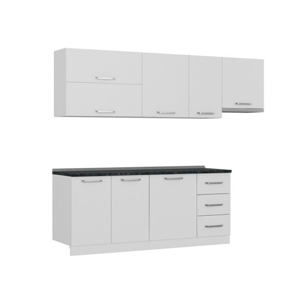 Minar 255 Cm Mutfak Dolabı Beyaz 255-B7