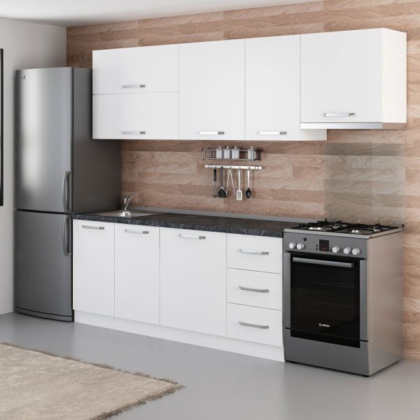 Minar 255 Cm Mutfak Dolabı Beyaz 255-B7